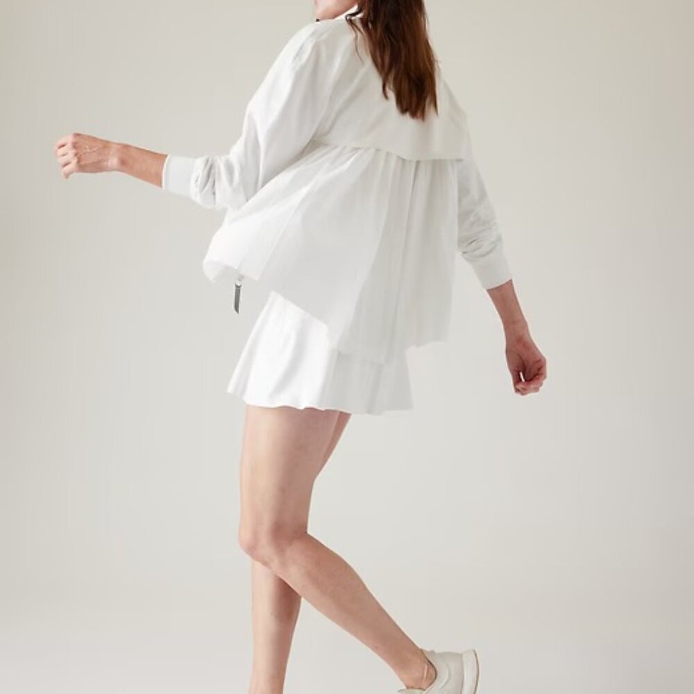 White Athleta Advantage Jacket